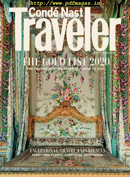Conde Nast Traveler USA – January 2020 Cover