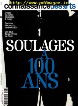Connaissance des Arts – Decembre 2019