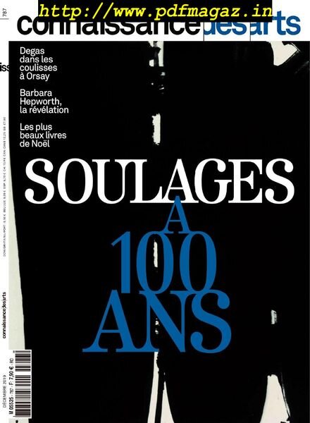 Connaissance des Arts – Decembre 2019 Cover