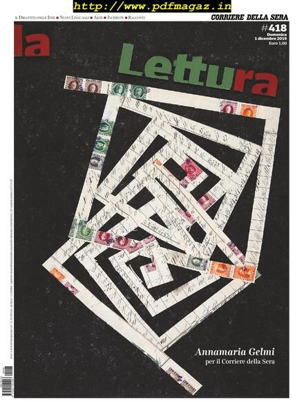 Corriere della Sera La Lettura – 01 dicembre 2019 Cover
