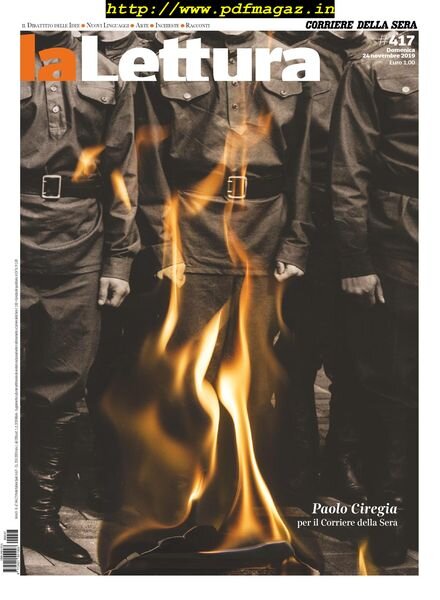 Corriere della Sera La Lettura – 24 Novembre 2019 Cover