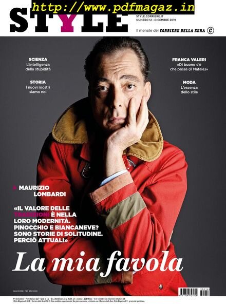 Corriere della Sera Style – dicembre 2019 Cover