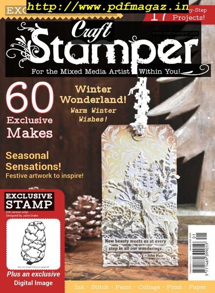 Craft Stamper – January 2020 Cover
