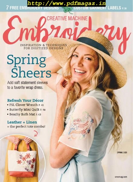 Creative Machine Embroidery – November 2019 Cover