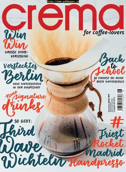 Crema – Dezember 2018 – Januar 2019 Cover