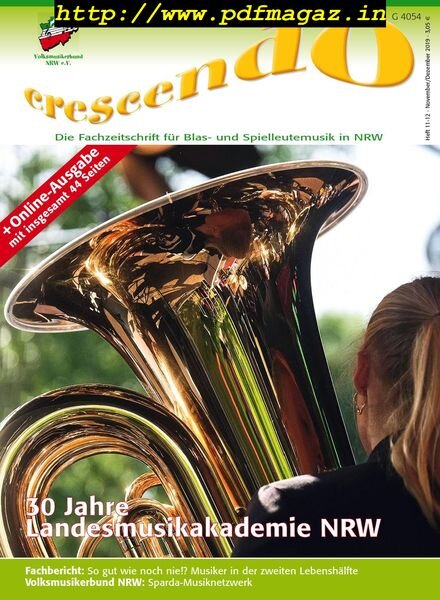 Crescendo – Oktober 2019 Cover