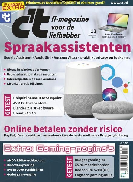 c’t Magazine Netherlands – december 2019 Cover