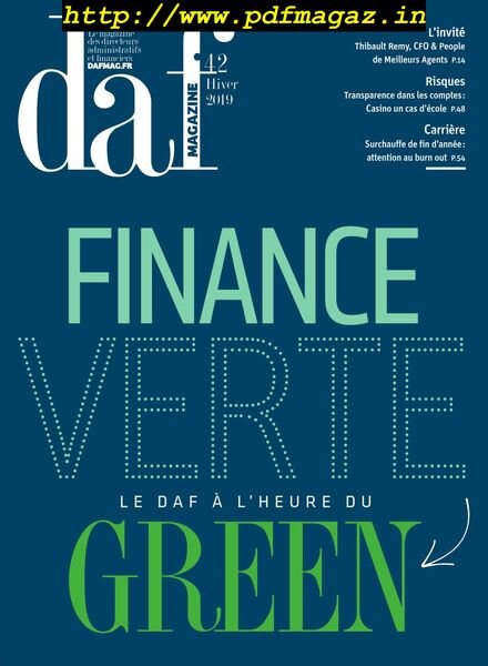 DAF magazine – novembre 2019 Cover