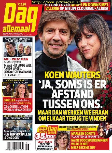 Dag Allemaal – 12 november 2019 Cover