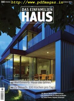 Das Einfamilienhaus Schweiz – Dezember 2019 – Januar 2020