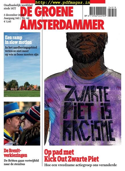 De Groene Amsterdammer – 06 december 2019 Cover