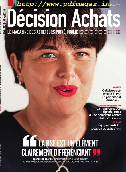 Decision Achats – decembre 2019 Cover