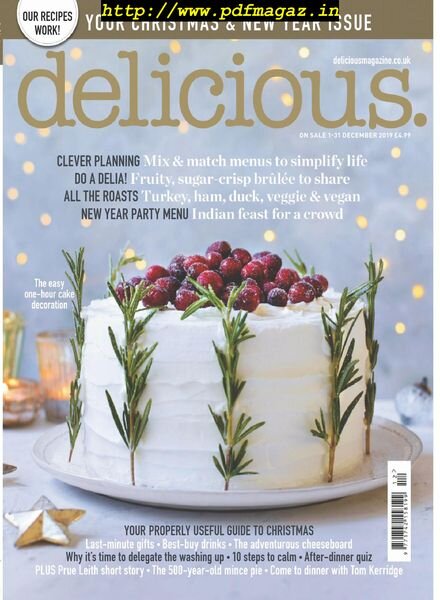 delicious UK – December 2019 Cover