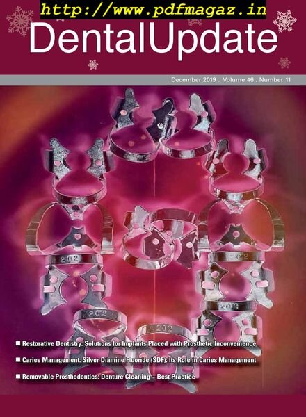 Dental Update – December 2019 Cover