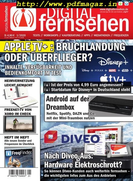 Digital Fernsehen – Dezember 2019 Cover