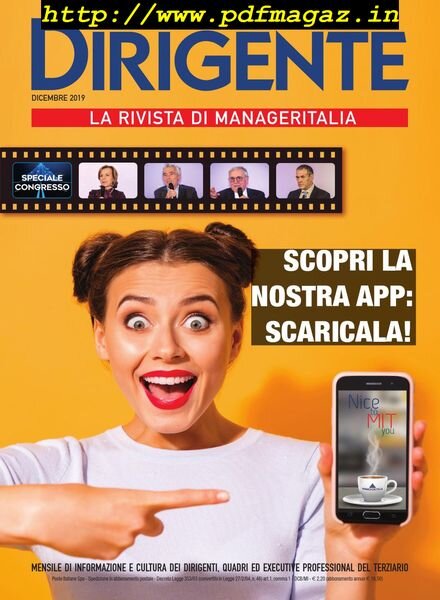 Dirigente – Dicembre 2019 Cover