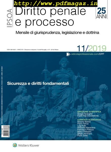 Diritto Penale e Processo – Novembre 2019 Cover