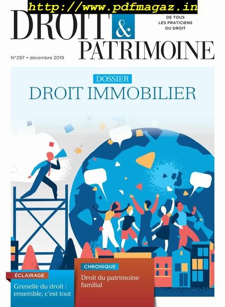 Droit & Patrimoine – 01 decembre 2019 Cover