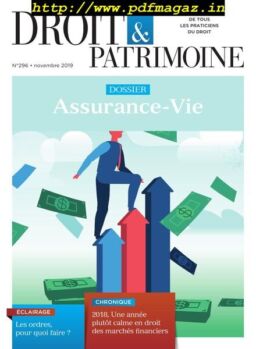 Droit & Patrimoine – 08 novembre 2019