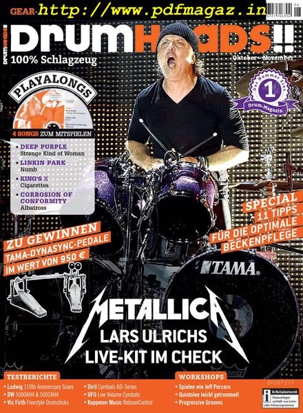 DrumHeads – Oktober-November 2019 Cover