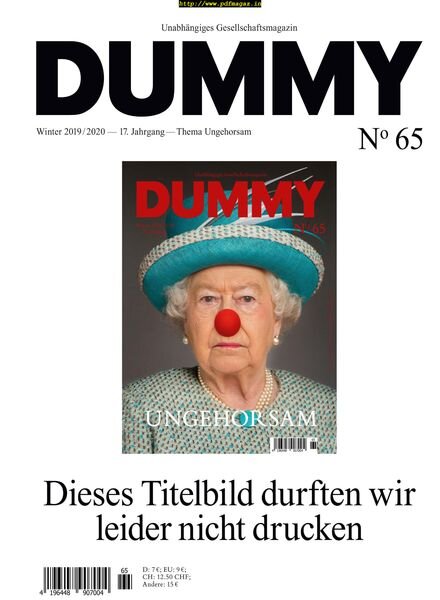 Dummy – Dezember 2019 Cover
