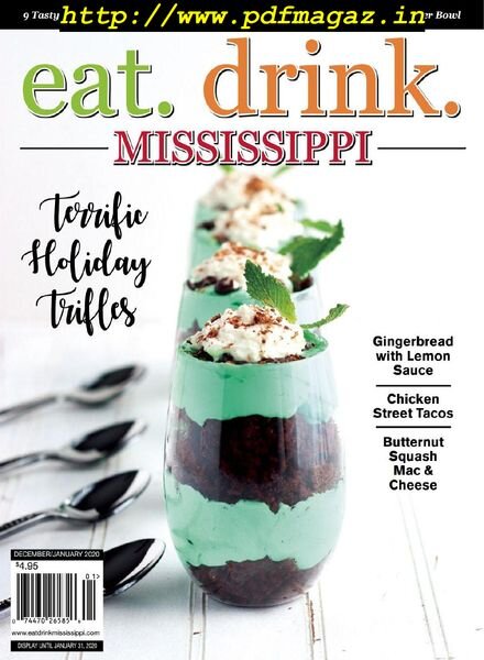 Eat Drink Mississippi – December 2019-January 2020 Cover