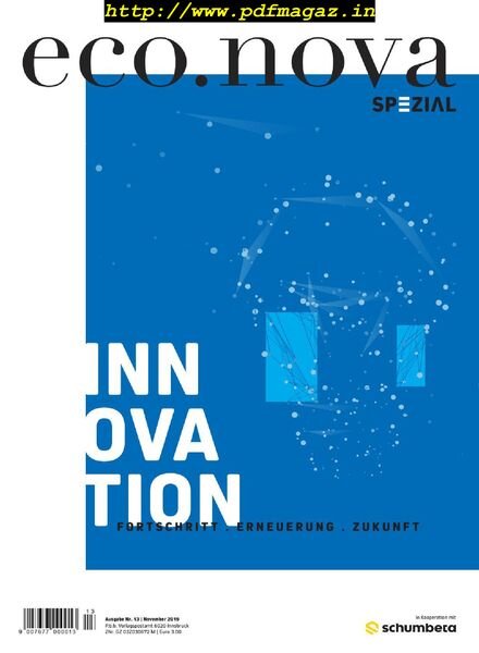 eco.nova – Spezial Innovation November 2019 Cover