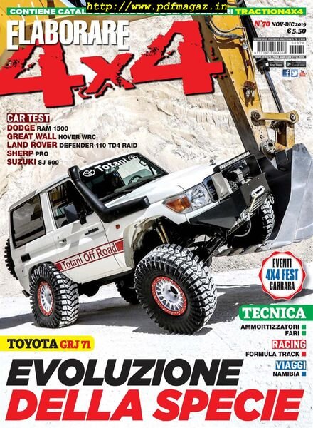 Elaborare 4×4 – Novembre-Dicembre 2019 Cover