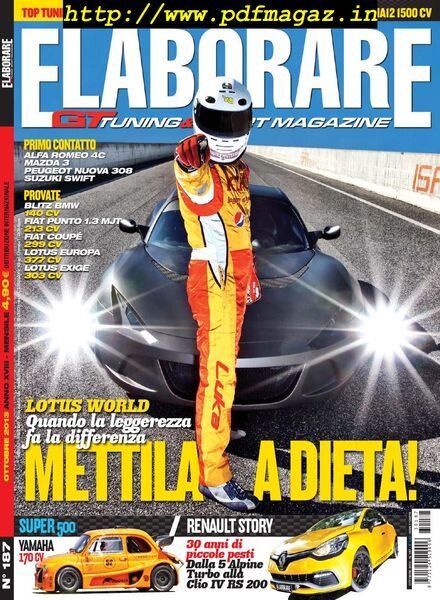 Elaborare – Ottobre 2013 Cover