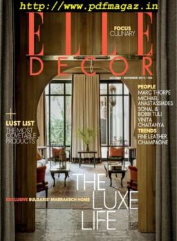 Elle Decor India – October-November 2019