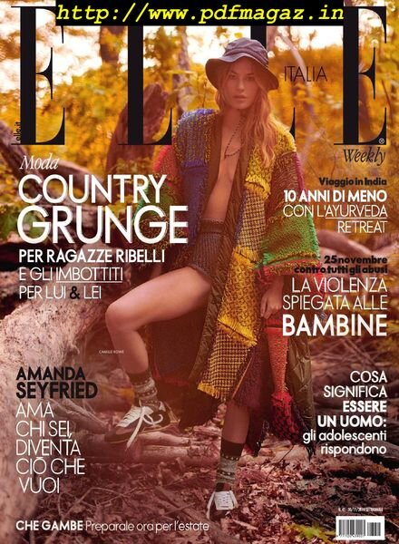 Elle Italia – 30 novembre 2019 Cover