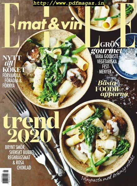 Elle Mat & Vin – januari 2020 Cover