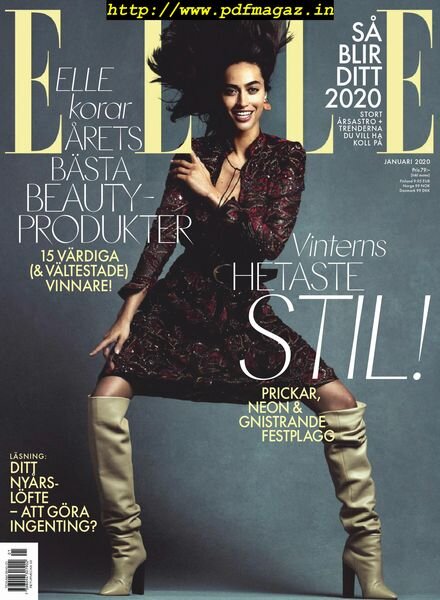 Elle Sweden – January 2020 Cover