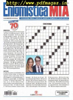 Enigmistica Mia – 15 Aprile 2019