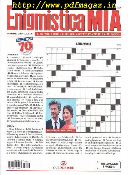 Enigmistica Mia – 22 Aprile 2019 Cover