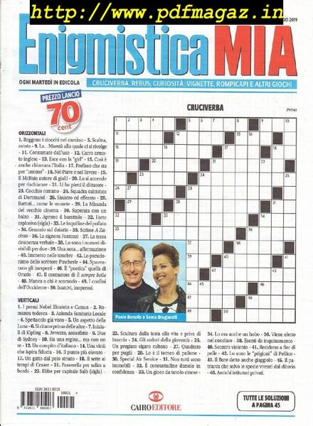 Enigmistica Mia – 27 Maggio 2019 Cover