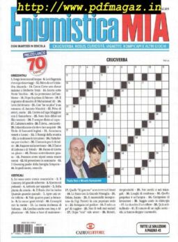 Enigmistica Mia – 29 Aprile 2019