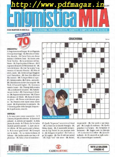 Enigmistica Mia – 29 Aprile 2019 Cover