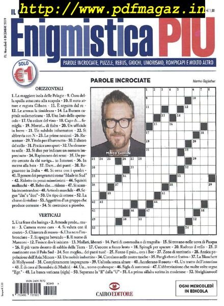 Enigmistica PIU – 10 Dicembre 2019 Cover
