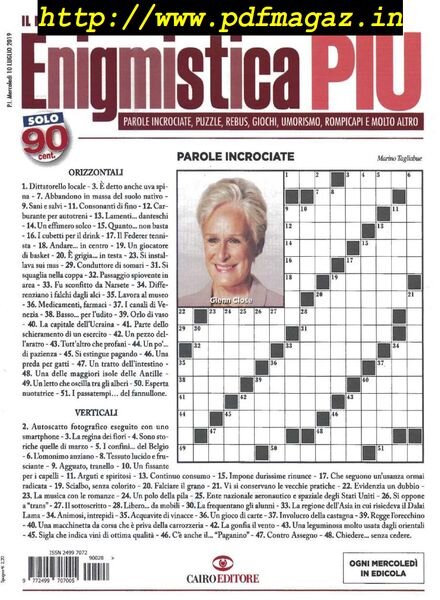 Enigmistica PIU – 16 Luglio 2019 Cover