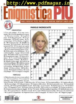 Enigmistica PIU – 17 Dicembre 2019