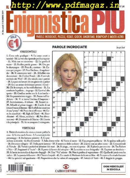 Enigmistica PIU – 17 Dicembre 2019 Cover