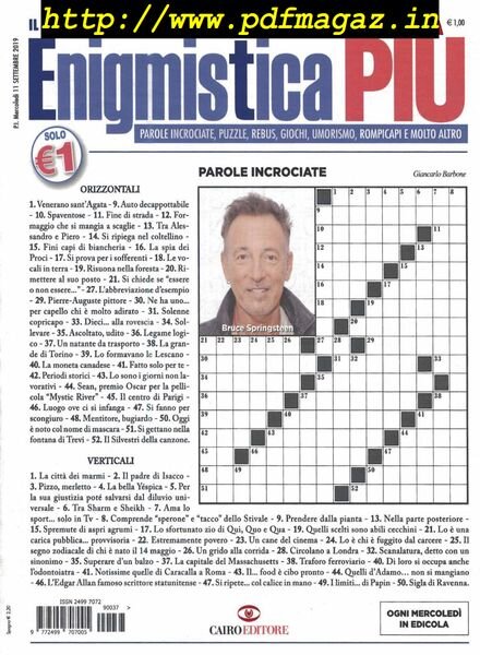 Enigmistica PIU – 17 Settembre 2019 Cover