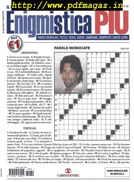 Enigmistica PIU – 23 Luglio 2019 Cover