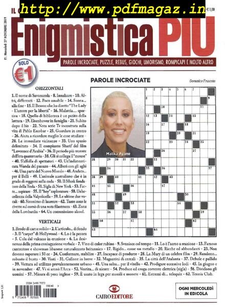 Enigmistica PIU – 3 Dicembre 2019 Cover