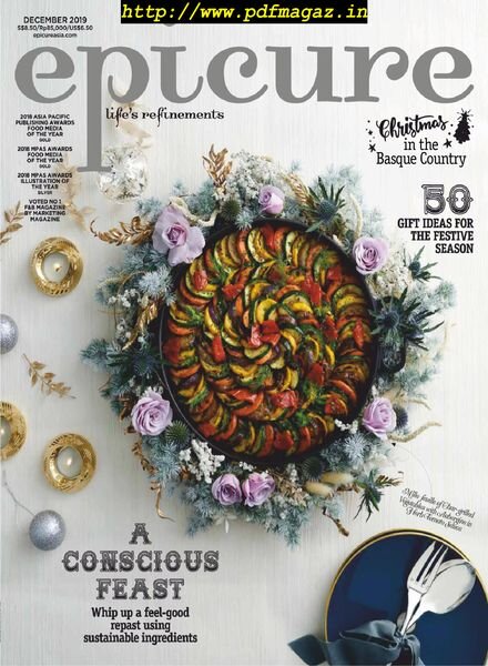 epicure Singapore – December 2019 Cover