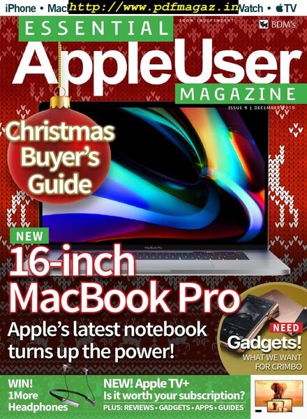 Essential AppleUser Magazine – December 2019 Cover
