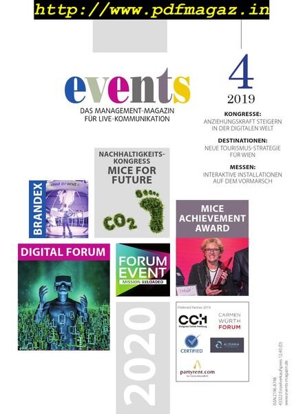 Events – November 2019 Cover