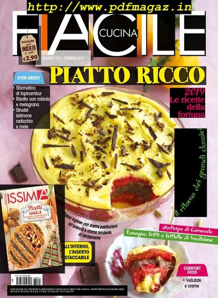Facile Cucina – Gennaio 2019 Cover