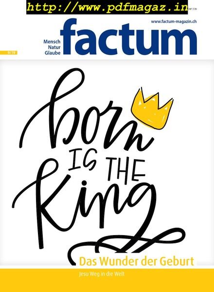 Factum Magazin – November 2019 Cover
